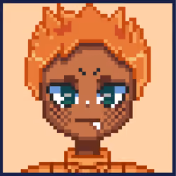 Charmander Anime Pixel Art (Pokemon)