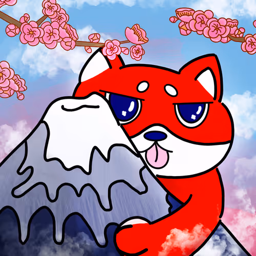 Super Shiba Loves Fuji-san