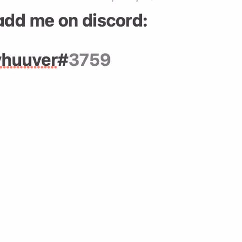 Hey add me on discord: Larryhuuver#3759