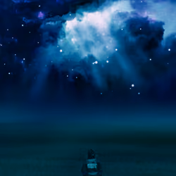 Mysterious night sky