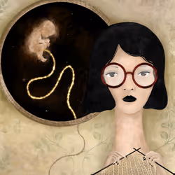 Her heart is beeping outside her body!