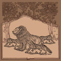 Alone Lion