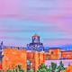Purple on Green
