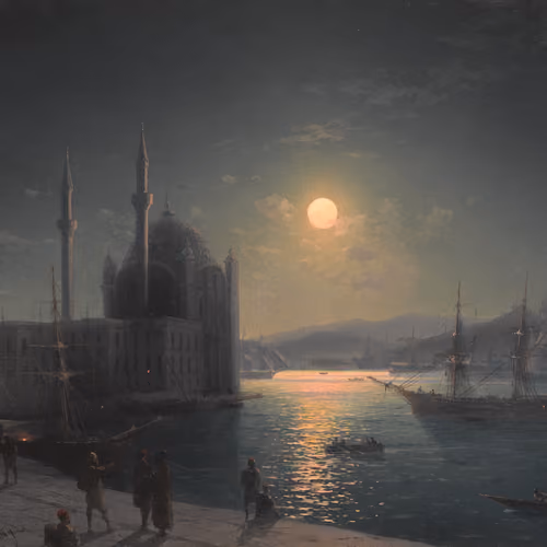 Aivazovski I.C. - Moonlit night on the Bosphorus