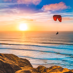 Chasing sunset