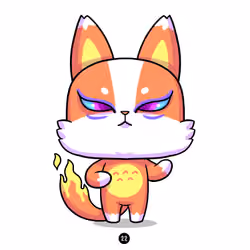 FIRE TAIL FOX