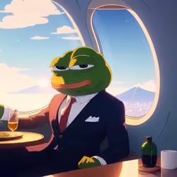 PEPE on a plane