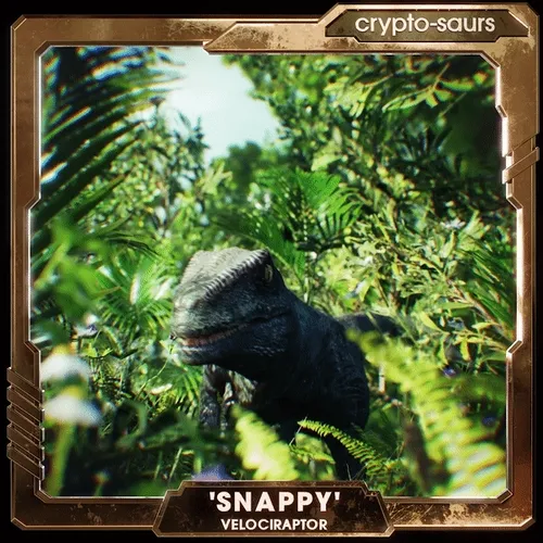 Snappy the Velociraptor