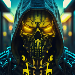 Digital Neon Skelaz #76