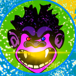 Golden tooth ape seamonkey