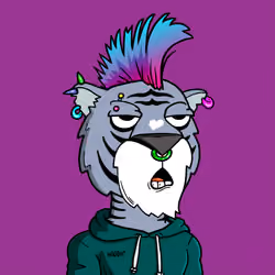 Grouchy Tiger Social Club #1364