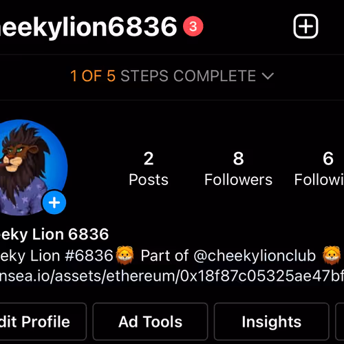 Cheeky Lion #6836 - Instagram Accout