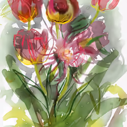 Tulips & dhalia