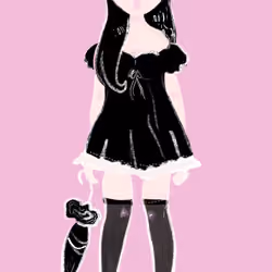digital art zombie girl 
