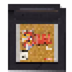 Pixelated Zelda Link's Awakening Cartridge