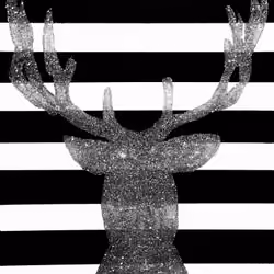 Glitter Reindeer Noir 