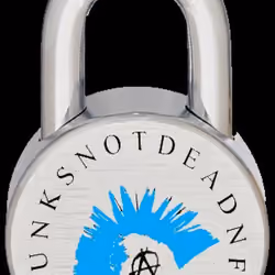 Punk Padlock Turquoise