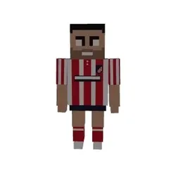 Luis Suárez Simple Low Poly