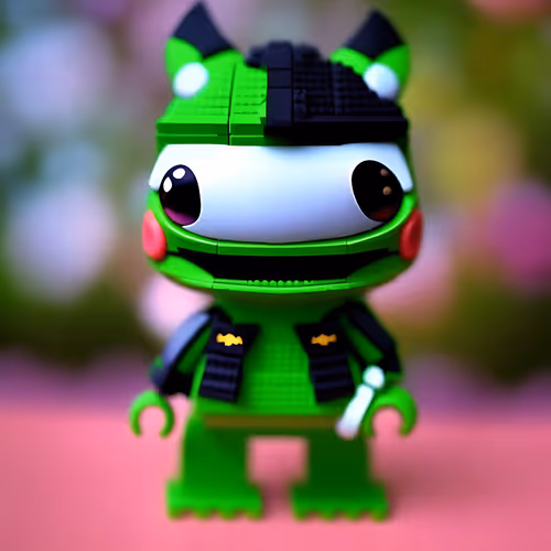 Pepe The Toy Brick Frog Mt8v2beFoK