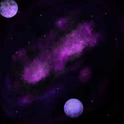 Purple galaxy