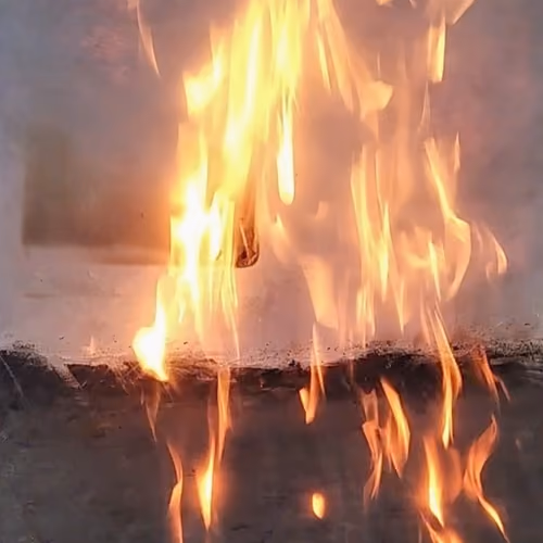 Snow on fire. Pic 3