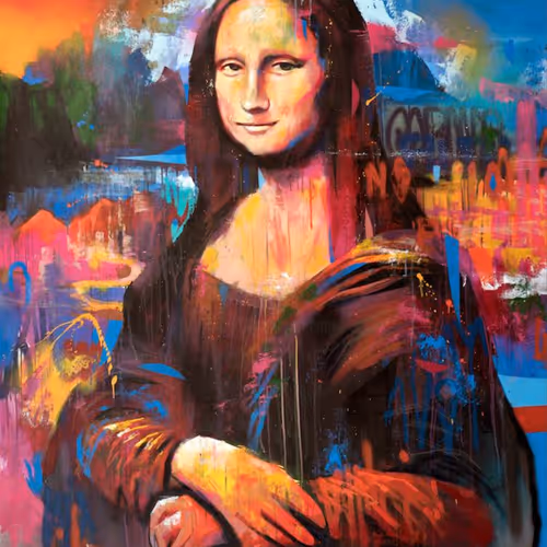 graffiti Mona Lisa