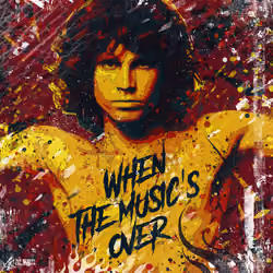 Jim Morrison. The doors. Club 27. Pop Art.