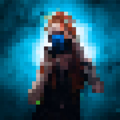 Pixel cyber girl