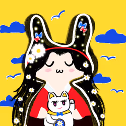 Rabbit Pop x A Black Hair Girl #0027 - COLLABS