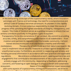 CODE OF CONDUCT (Love power coin)