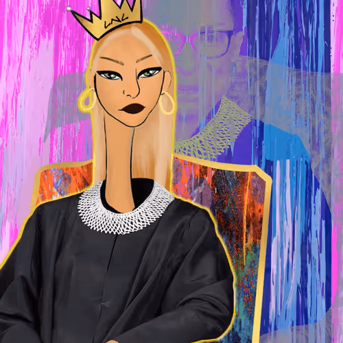 Long Neckie Ladies X RBG