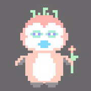 Pastel Pixel Penguin #13