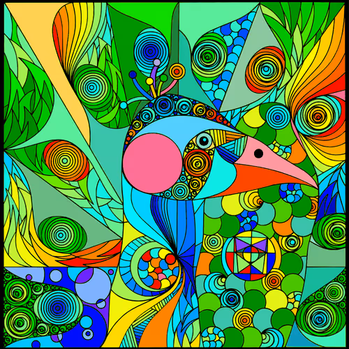 chihiro  colorful animals