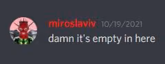 Damn it's empty in here x Miroslaviv