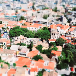 Athens Tilt-shift Houses