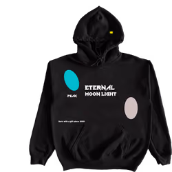 Eternal Moon Light Front Of Hoodie #1