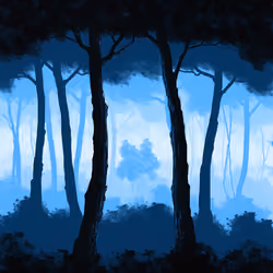 misty forest 17