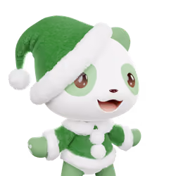 3D LEELEE-Santa-Green-#20439