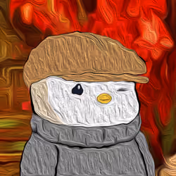 Van Gogh Penguin #14