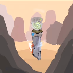 Sand stone key#01