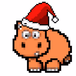 Xmas Hippo 7