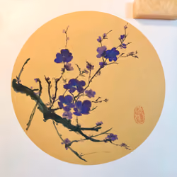 Plum blossom through the snow
