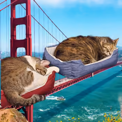 they will sleep anywhere