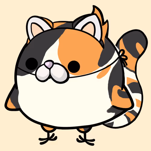 Calico Cat Birb #025
