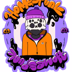 Homespunk sticker