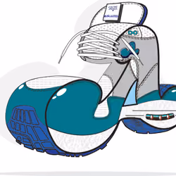#97 'Graffiti Sneakers on Alphabet Street', NFT edition  97/100