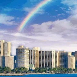 Rainbow Over Waikiki