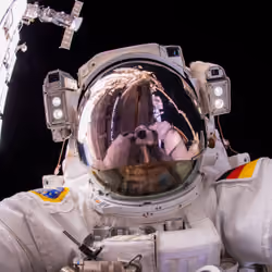 Spacewalk Selfie ESA Astronaut 