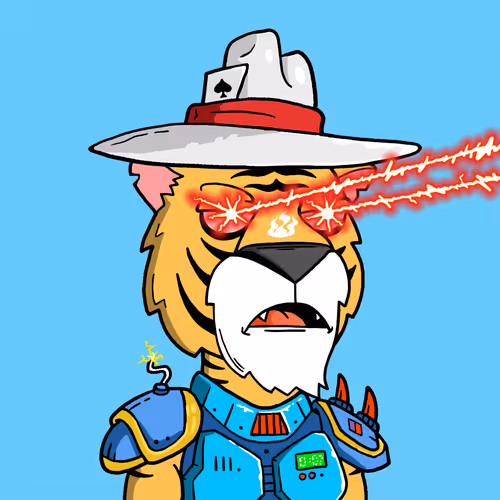 Grouchy Tiger Social Club #4012