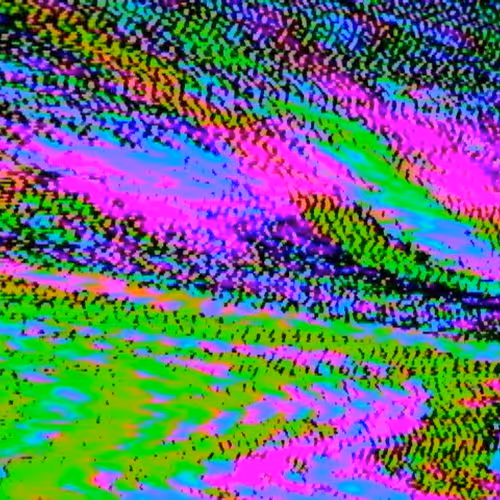 Abstract Analog Video Glitch